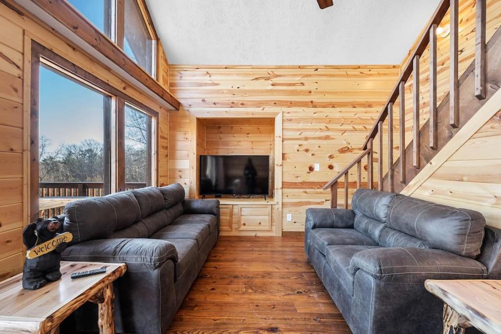 Dog Friendly! Views! Hot Tub! Close To Pf! Gsmnp Sevierville Esterno foto